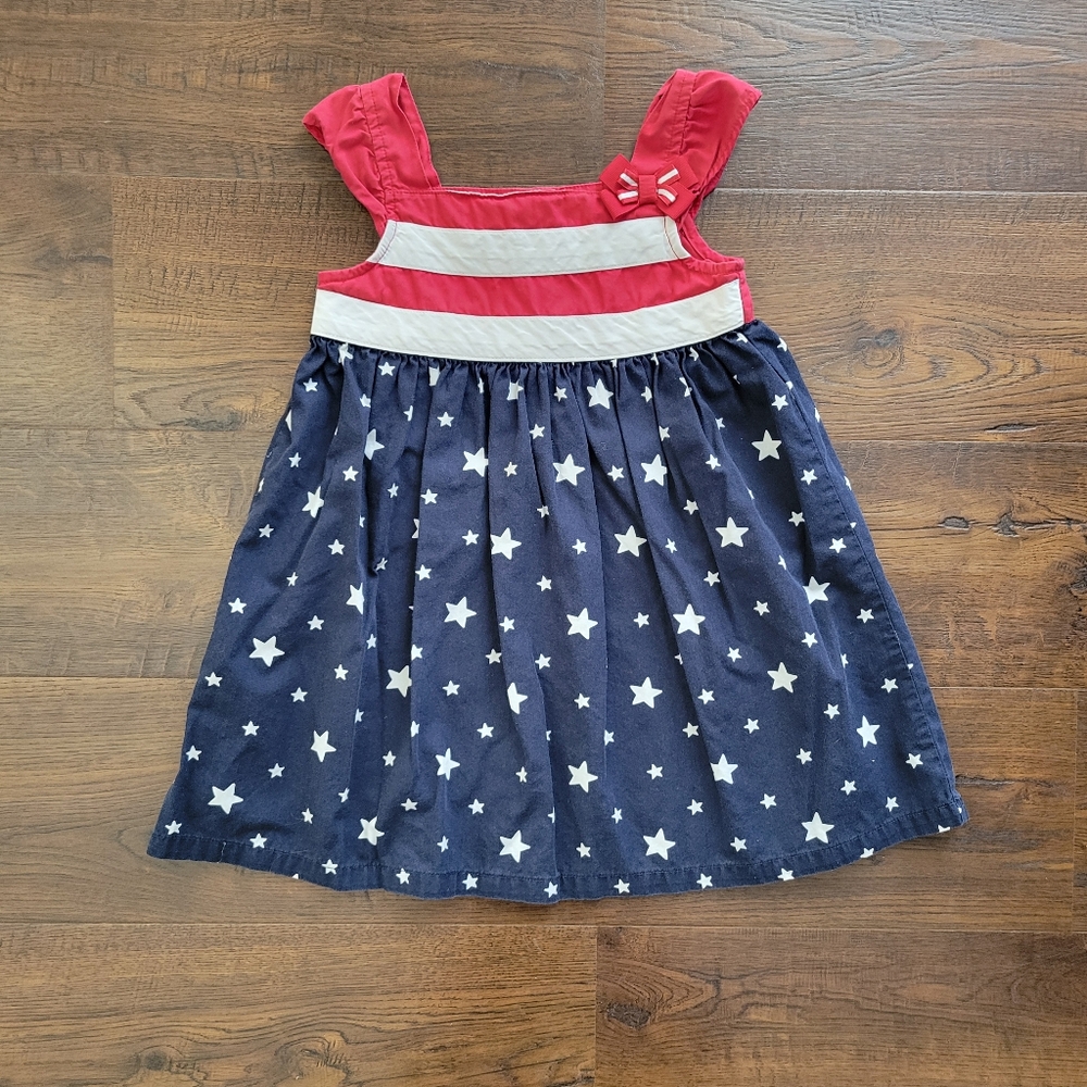 Gymboree Red and Blue Starry Kids Dress